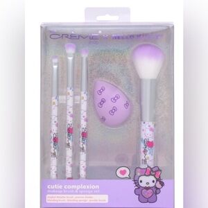 the Crème shop x Hello Kitty Cutie Complexion Makeup Brush & Sponge Set